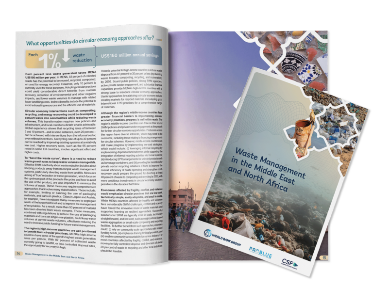 WORLD BANK MENA Report – cover design